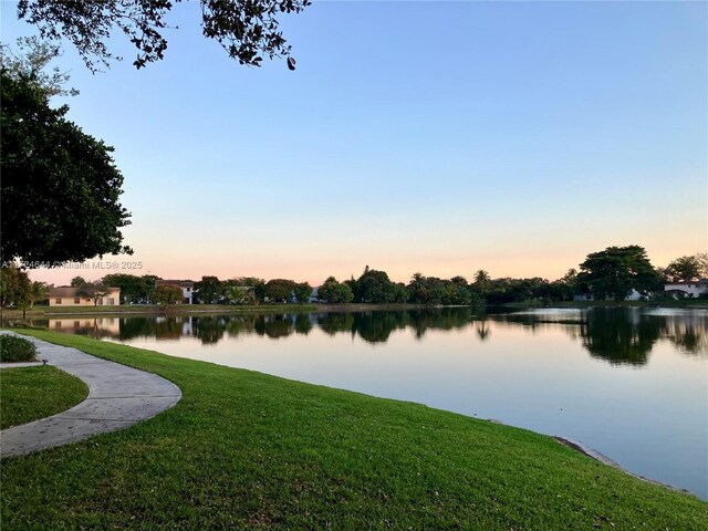 property view of water