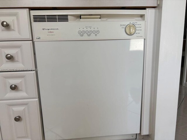 room details with white dishwasher