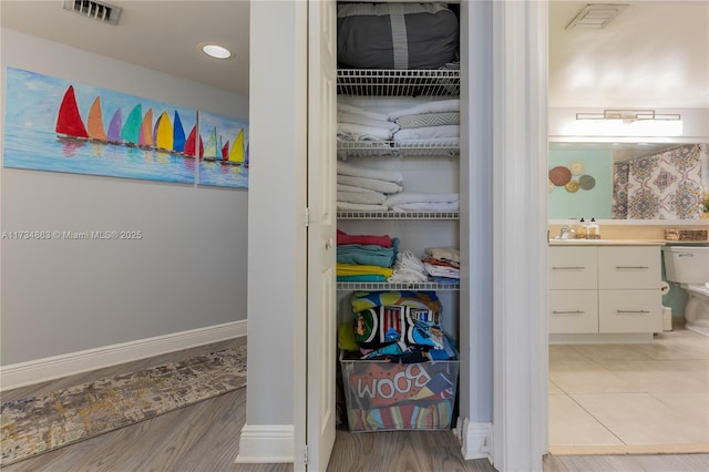 view of closet