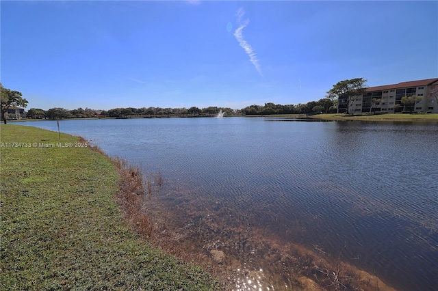 property view of water