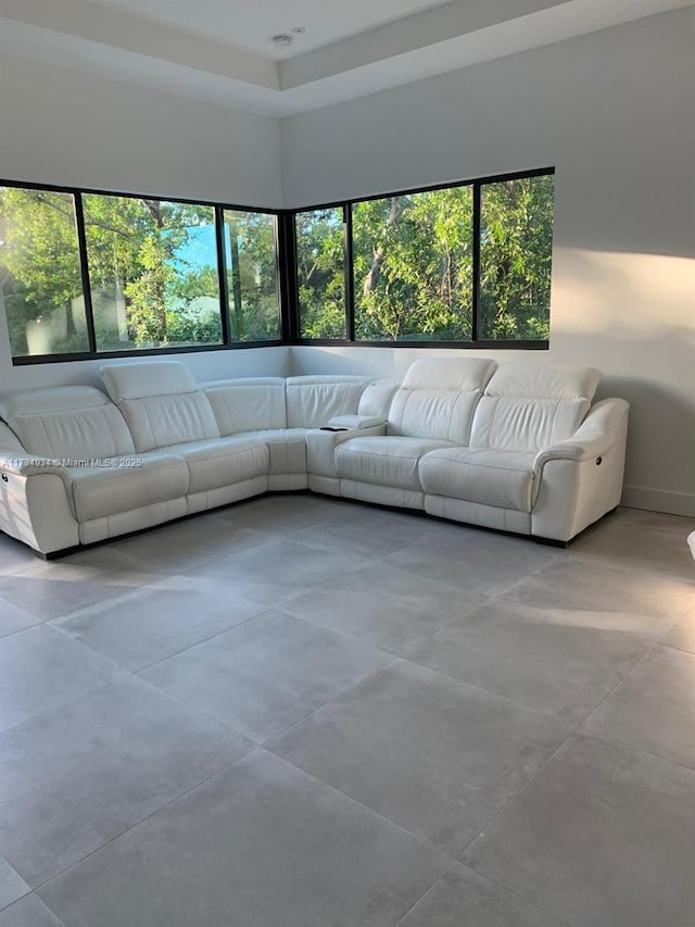 view of unfurnished living room