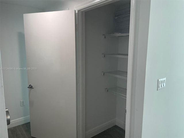 view of closet