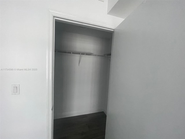 view of closet