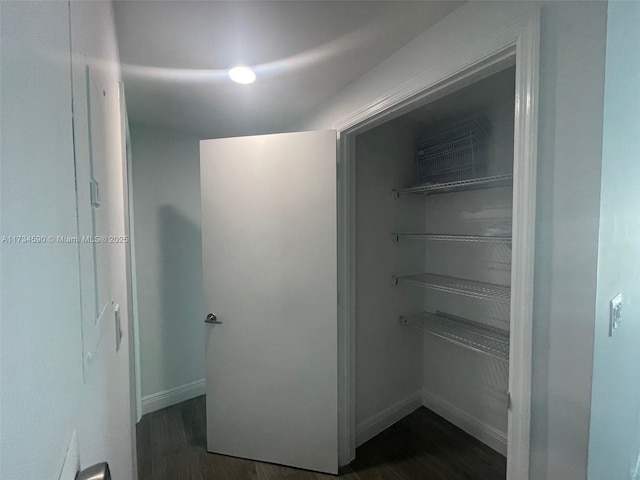 view of closet