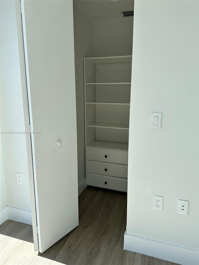 view of closet