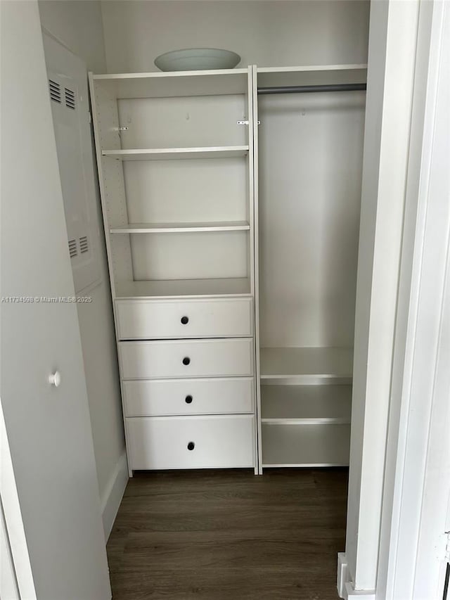 view of closet