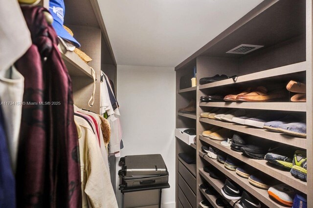 1121 Crandon Blvd Unit D706, Key Biscayne, FL 33149 - spacious closet featuring visible vents