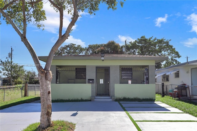 view of bungalow-style home