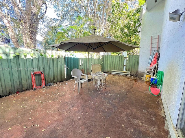 view of patio