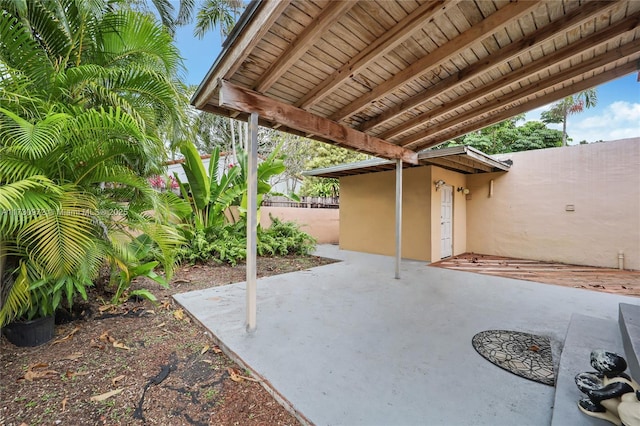 view of patio / terrace