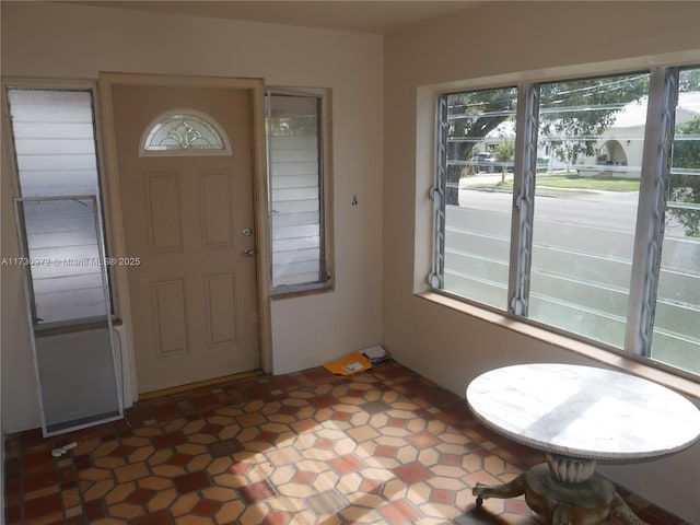 view of entrance foyer