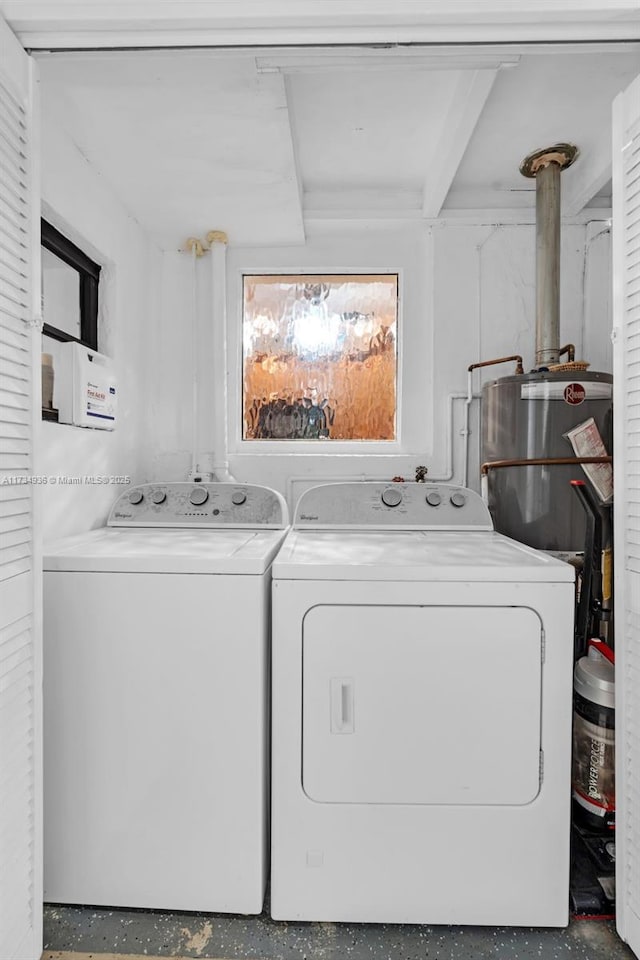 washroom with washer and clothes dryer