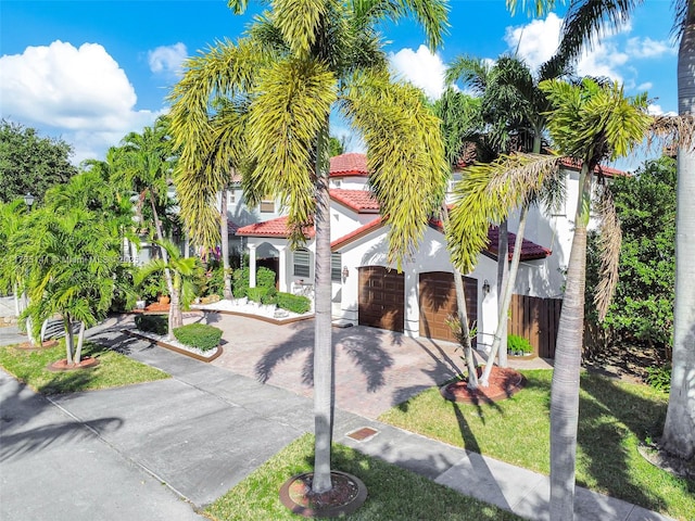 view of mediterranean / spanish house