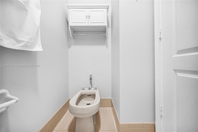 bathroom with a bidet