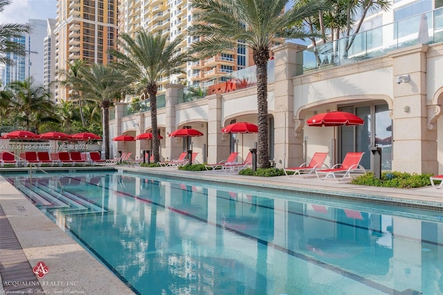 view of swimming pool