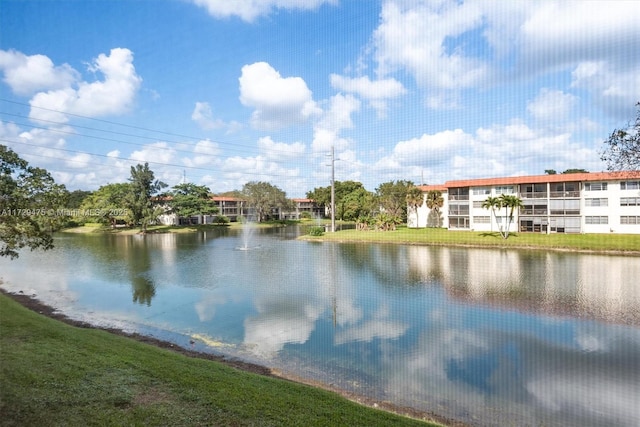 view of water feature