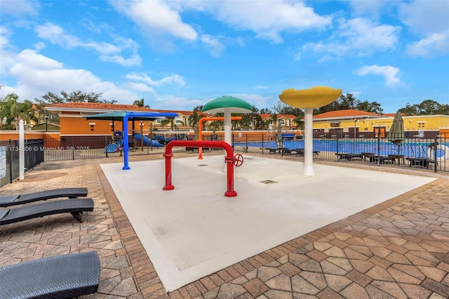 view of jungle gym