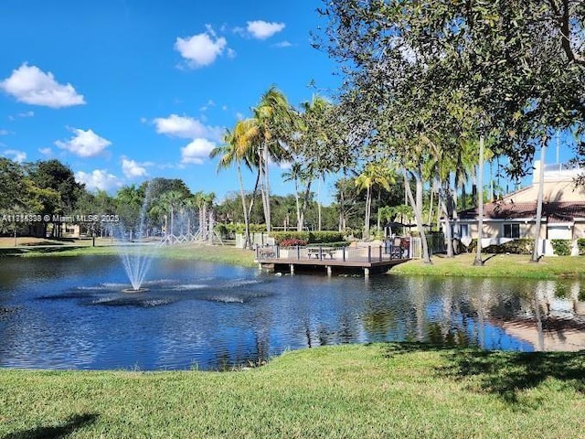 property view of water