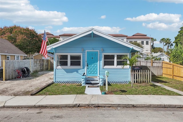 view of bungalow