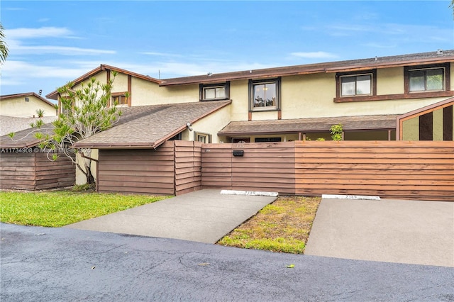 view of front of home