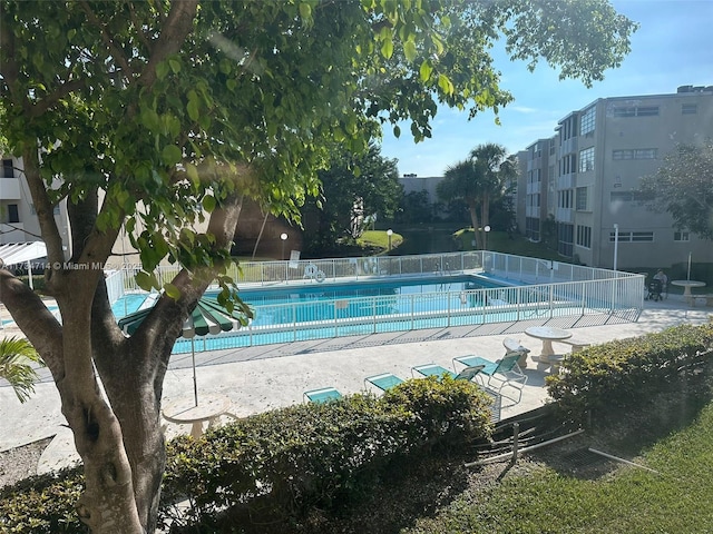 view of pool