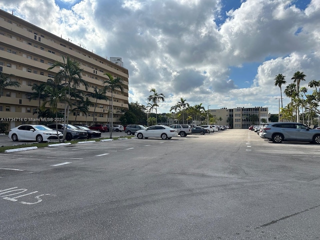 view of car parking