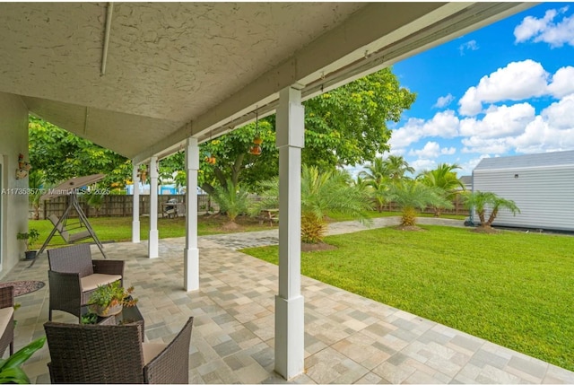 view of patio