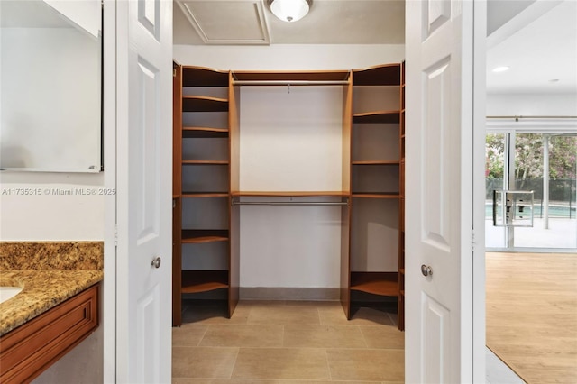 view of spacious closet