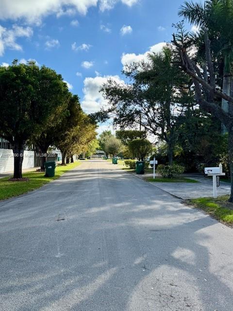 view of road