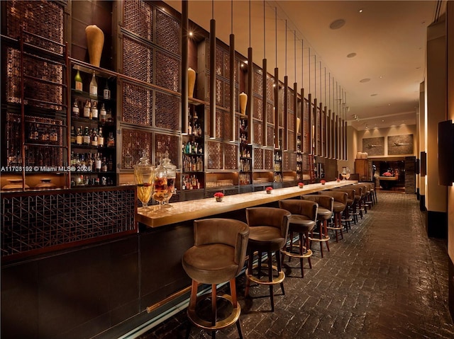 wine cellar featuring indoor bar