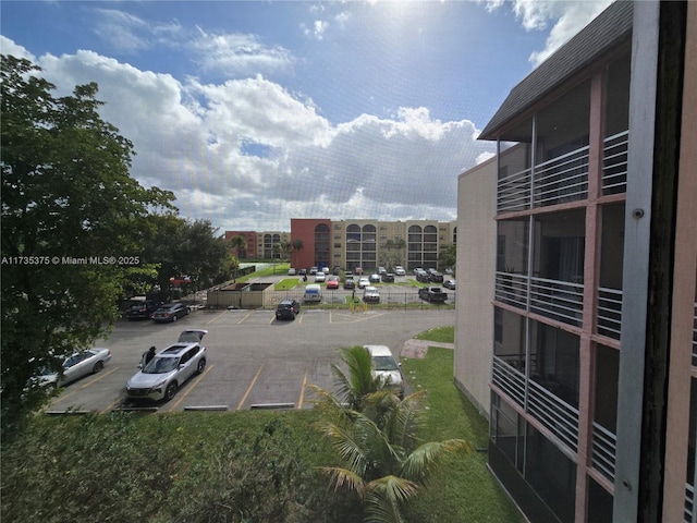 view of car parking