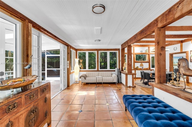 sunroom with a wealth of natural light