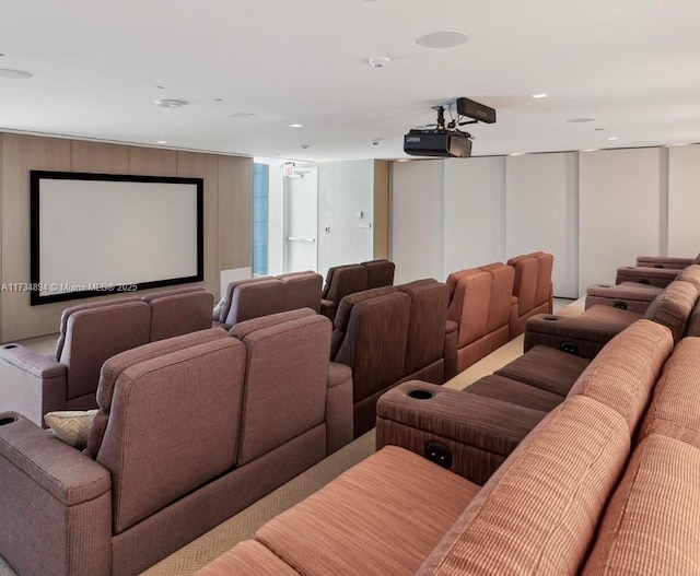 view of home theater