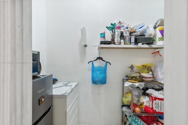 view of clothes washing area