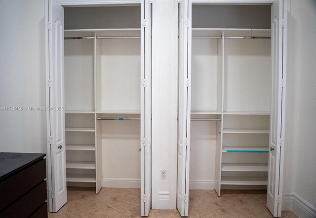 view of closet