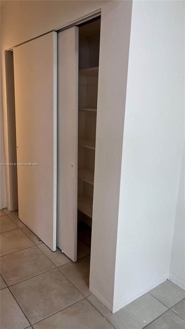 view of closet