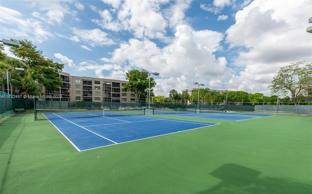 view of sport court