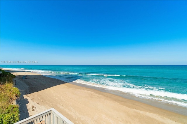 water view with a beach view