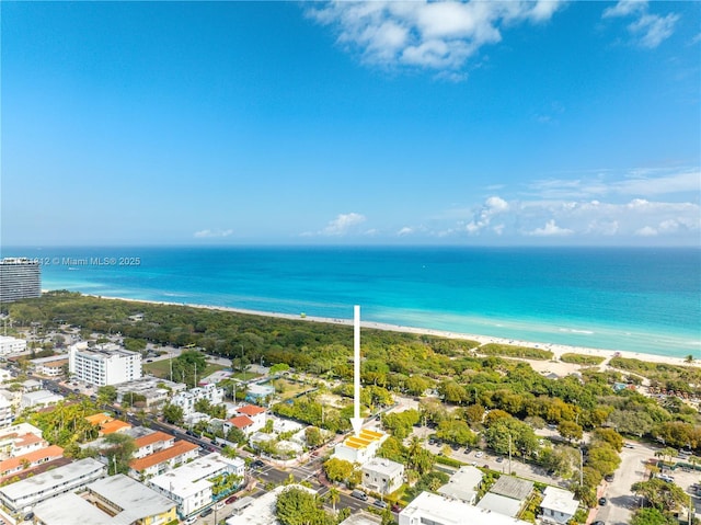 8041 Harding Ave Unit 105, Miami Beach, FL 33141 - drone / aerial view with a water view
