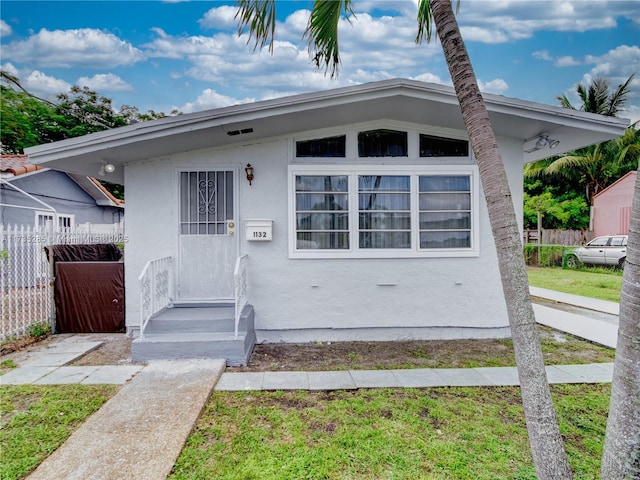 view of bungalow-style home