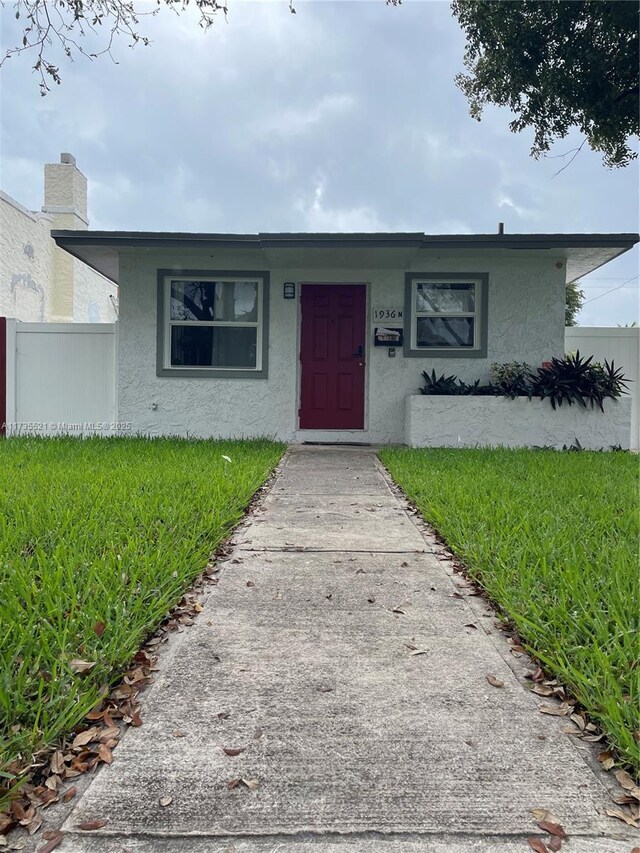 view of bungalow-style home