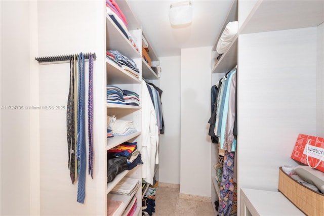 view of spacious closet