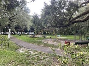 surrounding community with a playground