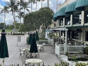 surrounding community with a patio
