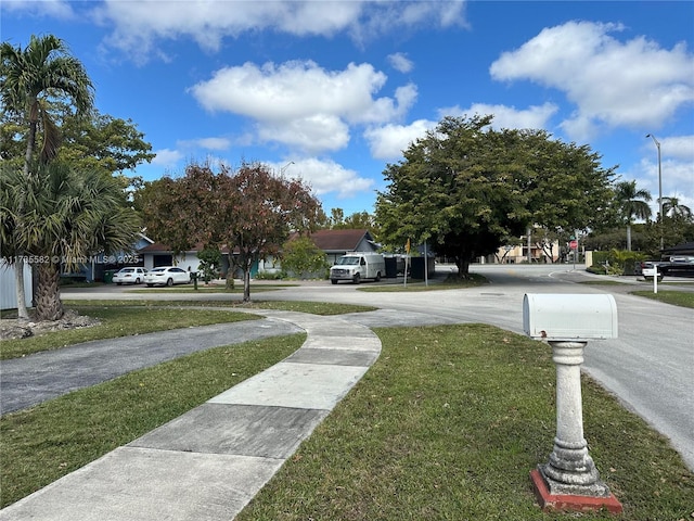 view of road