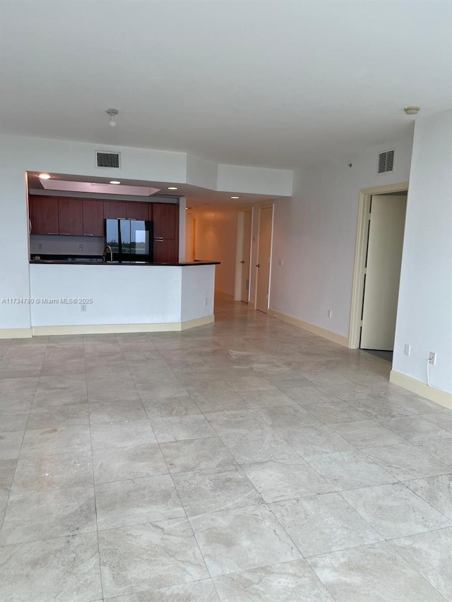 view of unfurnished living room