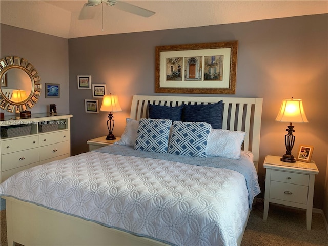 bedroom featuring carpet