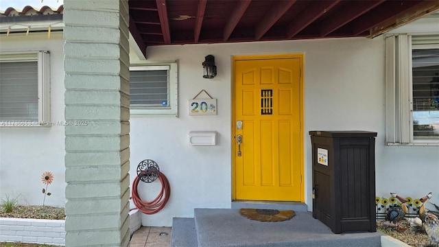 view of entrance to property