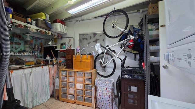 view of storage room