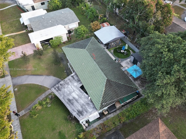 drone / aerial view